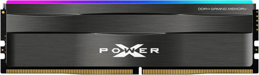 Оперативная память для компьютера 16Gb (1x16Gb) PC4-25600 3200MHz DDR4 DIMM CL16 Silicon Power XPower Zenith RGB SP016GXLZU320BSD