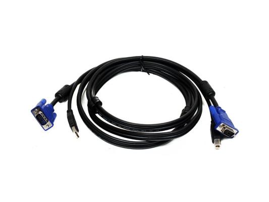Набор кабелей D-Link DKVM-CU (USBx2, VGAx1) для DKVM-xU, KVM-221