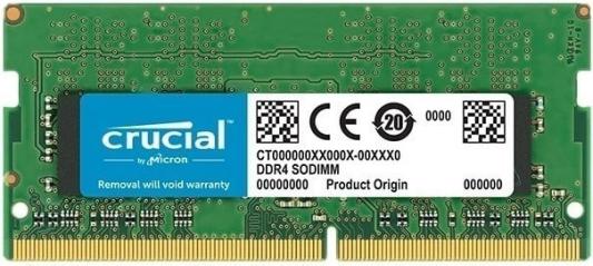 Модуль памяти Crucial 8GB 3200МГц DDR4 SODIMM