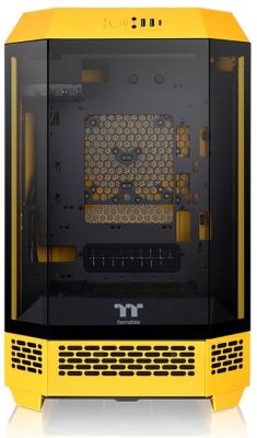 Корпус Thermaltake The Tower 300 Bumblebee желтый без БП miniITX 7x120mm 5x140mm 2xUSB3.0 audio bott PSU