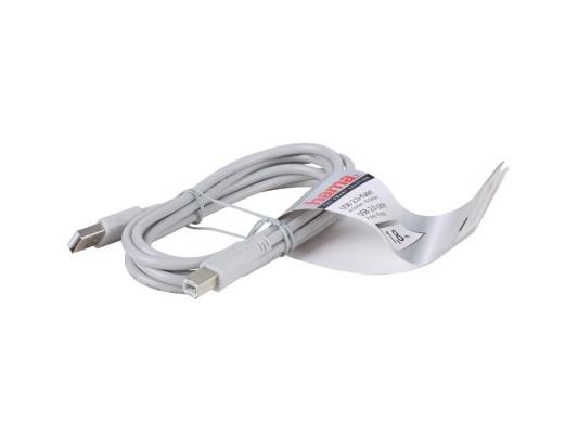 Кабель Hama USB 2.0 A-B (m-m), 1.8 м, серый, H-29099