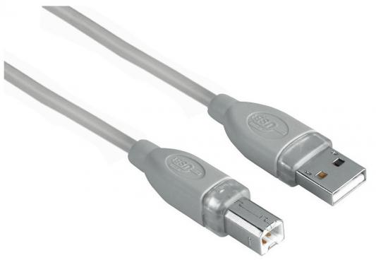 Кабель Hama USB 2.0 A-B (m-m), 3.0 м, *, серый H-45022