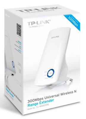 Точка доступа TP-LINK TL-WA850RE 802.11bgn 300Mbps 2.4 ГГц 1xLAN белый
