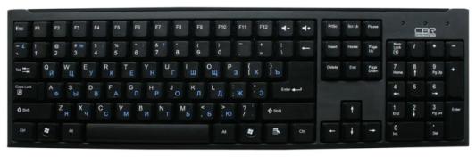 Клавиатура CBR KB 108 USB черный