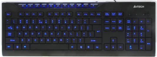 Клавиатура A4TECH KD-800L USB черный