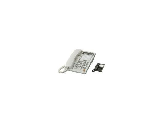 Телефон Panasonic KX-TS 2365 RUW (ЖКИ, спикер, автодозвон, память 28) KX-TS2365RU