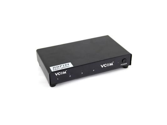 Разветвитель Vcom HDMI Spliitter 1=>4 3D Full-HD 1.4v, каскадируемый <VDS8044D>