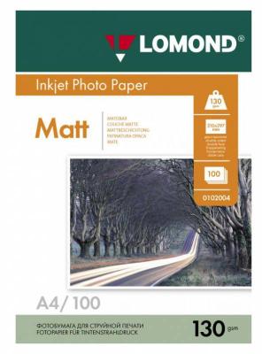 Фотобумага Lomond A4 130 г/кв.м 100 листов (0102004) матовая
