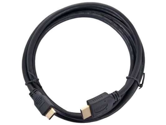 Кабель HDMI-mini HDMI Gembird, 1.8м, v1.3, 19M/19M, черный, позол.разъемы, экран, пакет