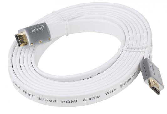 Кабель HDMI 3м AOpen ACG545A_W-3M плоский белый