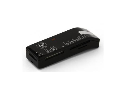 Карт-ридер USB 2.0 Konoos UK-18, 4 разъема для карт памяти (SD/microSD/MMC/MS/M2)