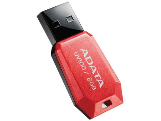 Внешний накопитель 8GB USB Drive <USB 2.0> A-data UV100 Red
