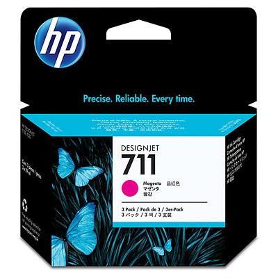 Картридж HP CZ135A (№711) пурпурный, 3*29мл (Экономичная упаковка)