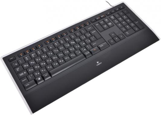 Клавиатура Logitech Illuminated K740 USB черный 920-005695