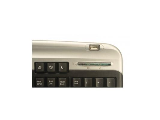 Клавиатура Oklick 300M Office PS/2+USB, Silver
