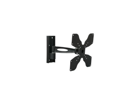 Кронштейн Kromax TITAN-8 черный LCD/LED 15-40" настенный 3 степени свободы VESA 50/75/100/200*100/200 max 25 кг