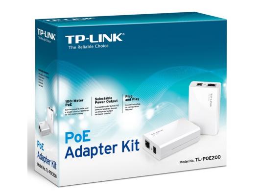 Набор PoE адаптеров TP-LINK TL-PoE200