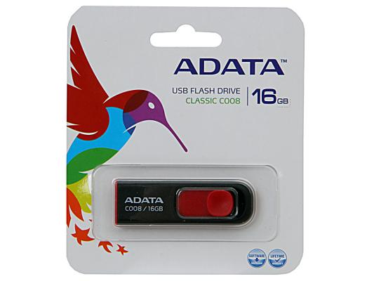 Флешка USB 16Gb A-Data C008 AC008-16G-RKD черный