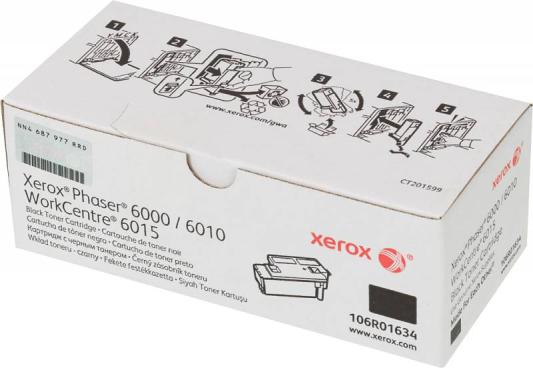 Картридж Xerox 106R01634 для Phaser 6000 6010 6015 Black Черый 2000стр.