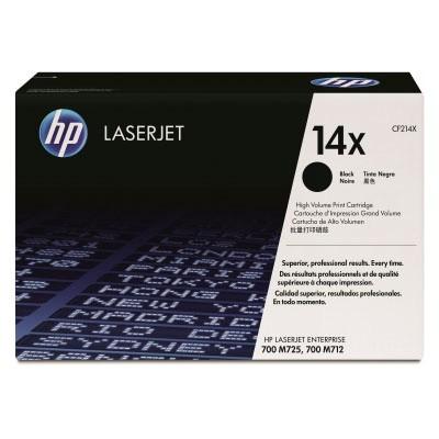 Картридж HP CF214X №14X для LaserJet Enterprise 700 Printer M712dn M712xh 17500стр черный увеличенный картридж hi black cf214x 17500стр черный