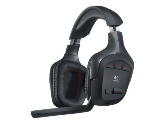 Игровая гарнитура беспроводная Logitech Wireless Gaming Headset G930 981-000550 черный