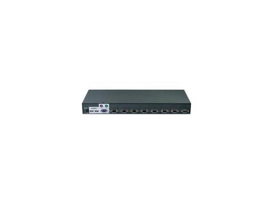 Переключатель KVM TRENDnet TK-803R 8-Port USB/PS/2