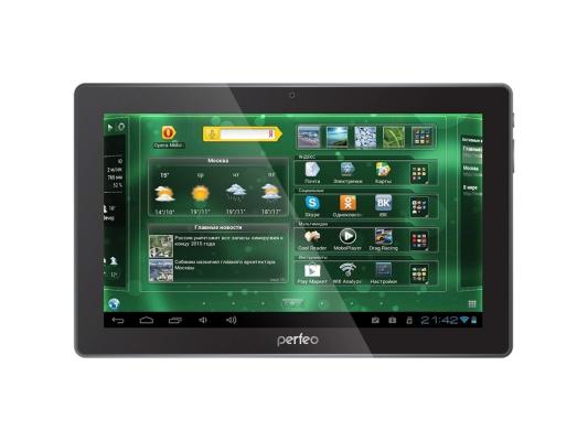 Планшет Perfeo 1016-HD Tablet PC 10.1" Dual Core 1.5 GHz 16Gb Wi-Fi 3G Data Android 4.1 черный