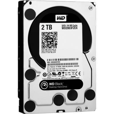 3.5&quot; Жесткий диск 2 Tb+64Mb Western Digital Black (WD2003FZEX) SATAIII