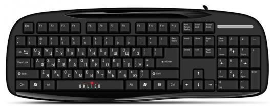 Клавиатура Oklick 150M USB черный