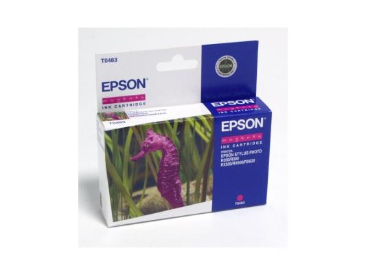Картридж Epson T048340 для Stylus Photo R200/300 RX500/600 Пурпурный