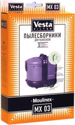 Комплект пылесборников Vesta MX 03 5шт + фильтр