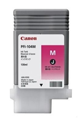 Картридж Canon PFI-104M пурпурный для Canon iPF650 655 750 755 130мл