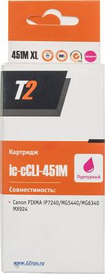 Картридж T2 IC-CCLI-451M XL для Canon PIXMA iP7240/MG5440/6340/MX924 пурпурный