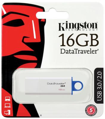 Внешний накопитель 16Gb USB Drive <USB 3.0> Kingston DataTraveler (DTIG4/16GB)