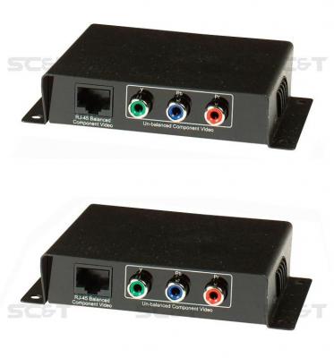 Комплект SC&T TTP111CVB-K 2 пассивных приемопередатчика компонентного видеосигнала по неэкранированной витой паре