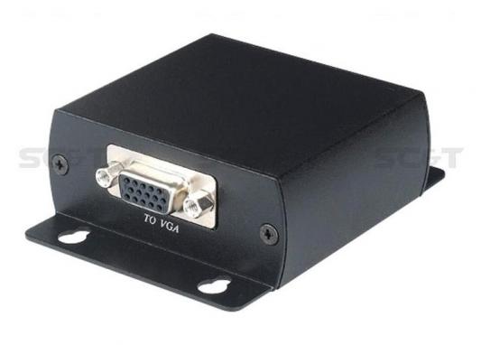 Передатчик SC&T TTA111VGA-T для передачи VGA сигнала до 300м. Вход VGA выход RJ45
