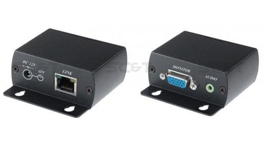 Комплект SC&T VE01HA передатчик VE01HAT+приёмник VE01HAR  для передачи VGA-сигнала высокого разрешения и стерео аудиосигнала по кабелю CAT5 VE01HA-2