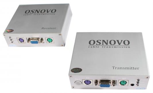 Комплект OSNOVO TA-VKM/6+RA-VKM/6 приемник + передатчик для передачи VGA/Клавиатура/Мышь до 300м