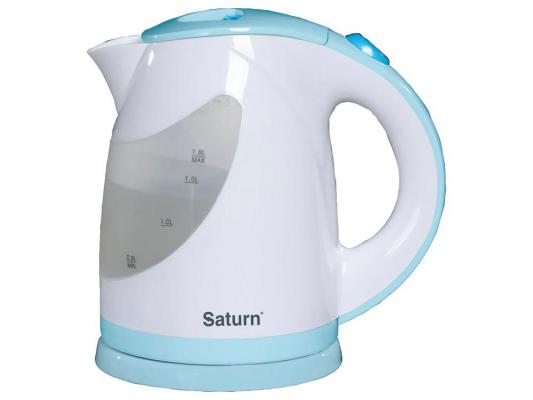 Чайник Saturn ST-EK 0004 синий/белый