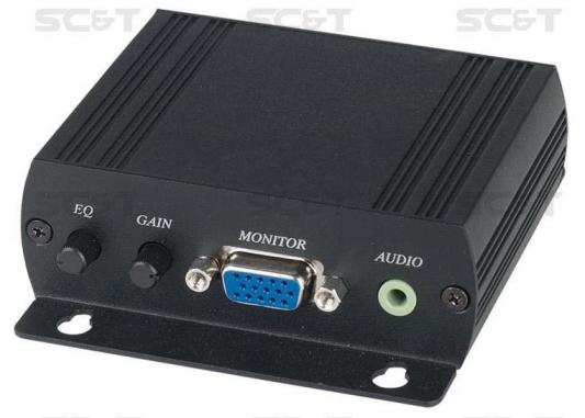 Приемник SC&T работает совместно с VE02ALT VE05ALT и другими модулями VE02ALR при каскадном соединении увеличивает дальность передачи сигнала на 300м