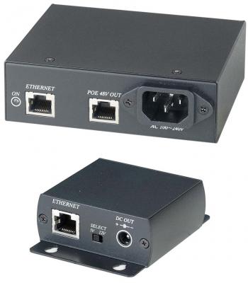 Инжектор SC&T IP05I/2 PoE для передачи питания по сети Ethernet