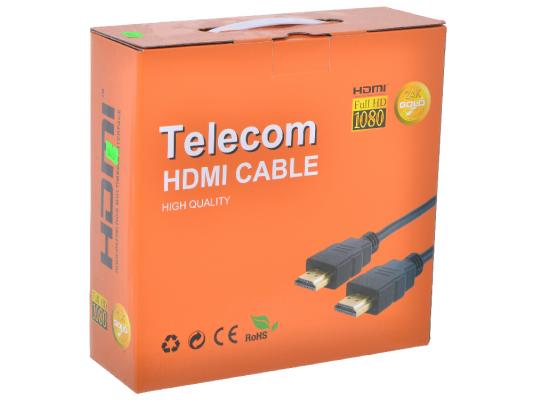 Кабель HDMI 15м VCOM Telecom THD6020E-15m круглый черный