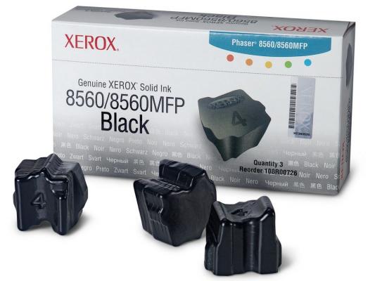 Набор твердочернильных брикетов Xerox 108R00767 для Phaser 8560 ColorStixink sticks 3шт черный 3000стр