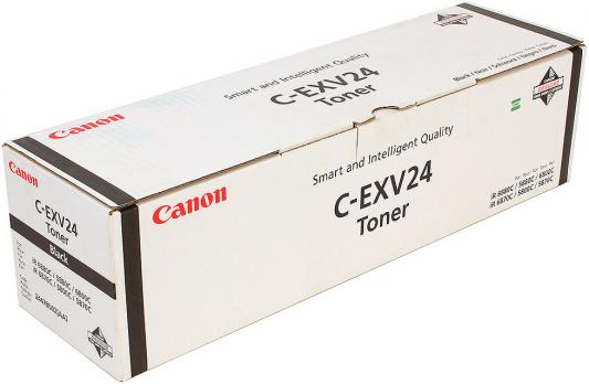 Тонер-картридж Canon C-EXV24Bk для МФУ IR5800C/5800CN/5870C/5870CI/5880C/5880CI/6800C/6800CN/6870C/6870CI/6880C/6880CI. Чёрный. 48000 страниц.