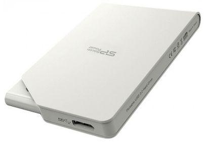 Внешний жесткий диск Silicon Power Stream S03 1 Tb SP010TBPHDS03S3W White <2.5", USB3.0>