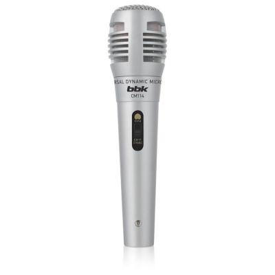 Микрофон BBK CM114 серебристый