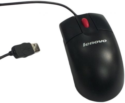 Мышь проводная Lenovo 06P4069 чёрный USB
