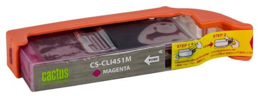 Струйный картридж Cactus CS-CLI451M пурпурный для Canon MG 6340/5440/IP7240