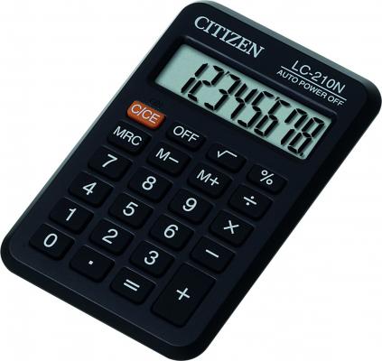 Калькулятор карманный Citizen LC-210N 8-разрядный