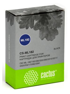 Картридж матричный Cactus CS-ML182 для OKI ML-182/192/280/320/390, ресурс 2 000 000 зн.black